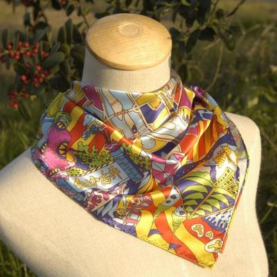 湘江風韻，絲巾傳情 長沙手繪地圖絲巾的文化創意之旅